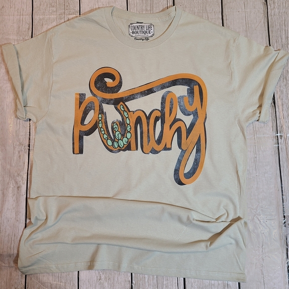 🧡 Punchy Western Graphic Tee | Turquoise Rope Detail | Country Life Boutique - Picture 3 of 12